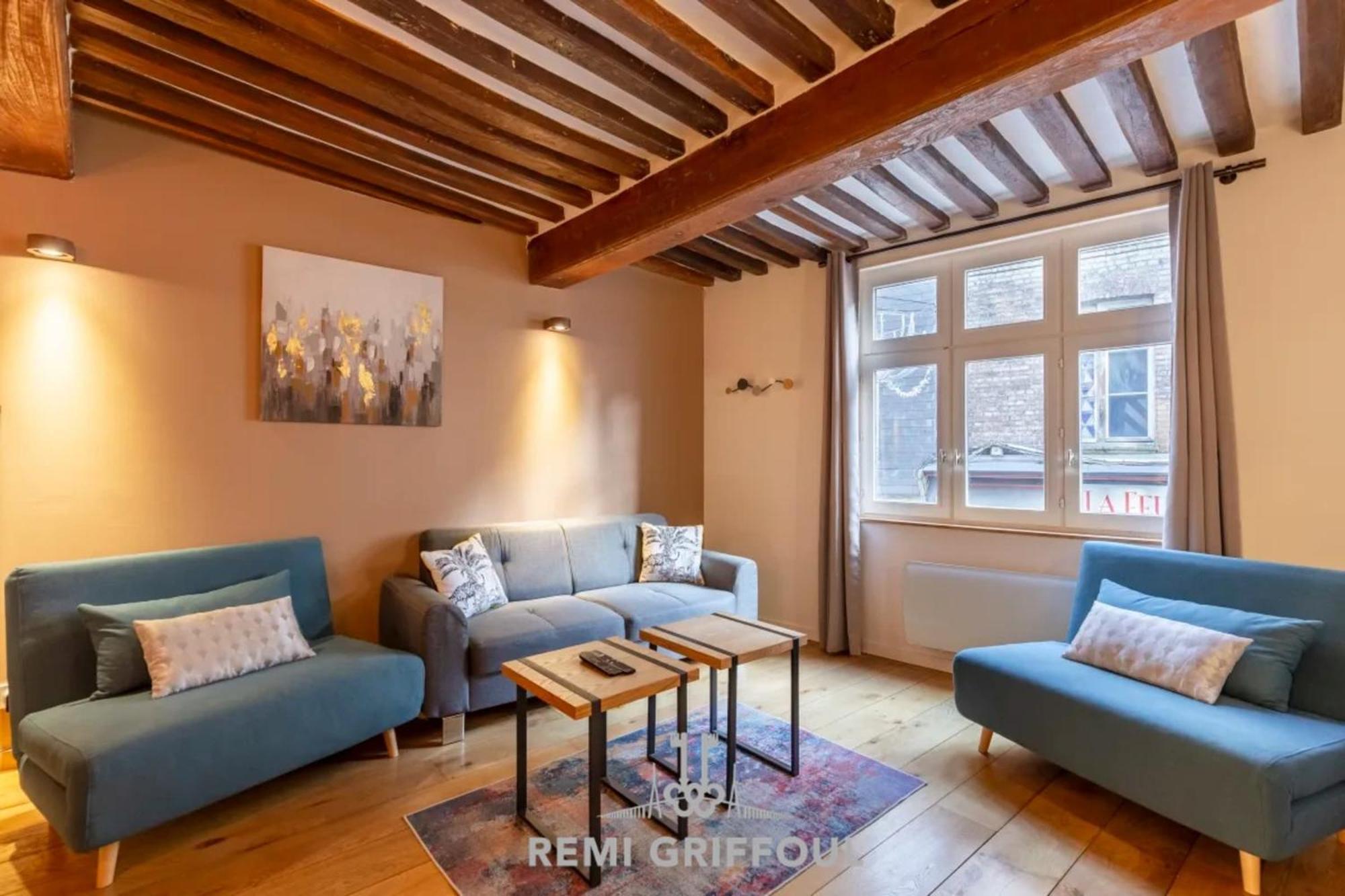 Apartament La Cachette De Lucie Heart Of Honfleur 100M From The Port 2 Guests Zewnętrze zdjęcie